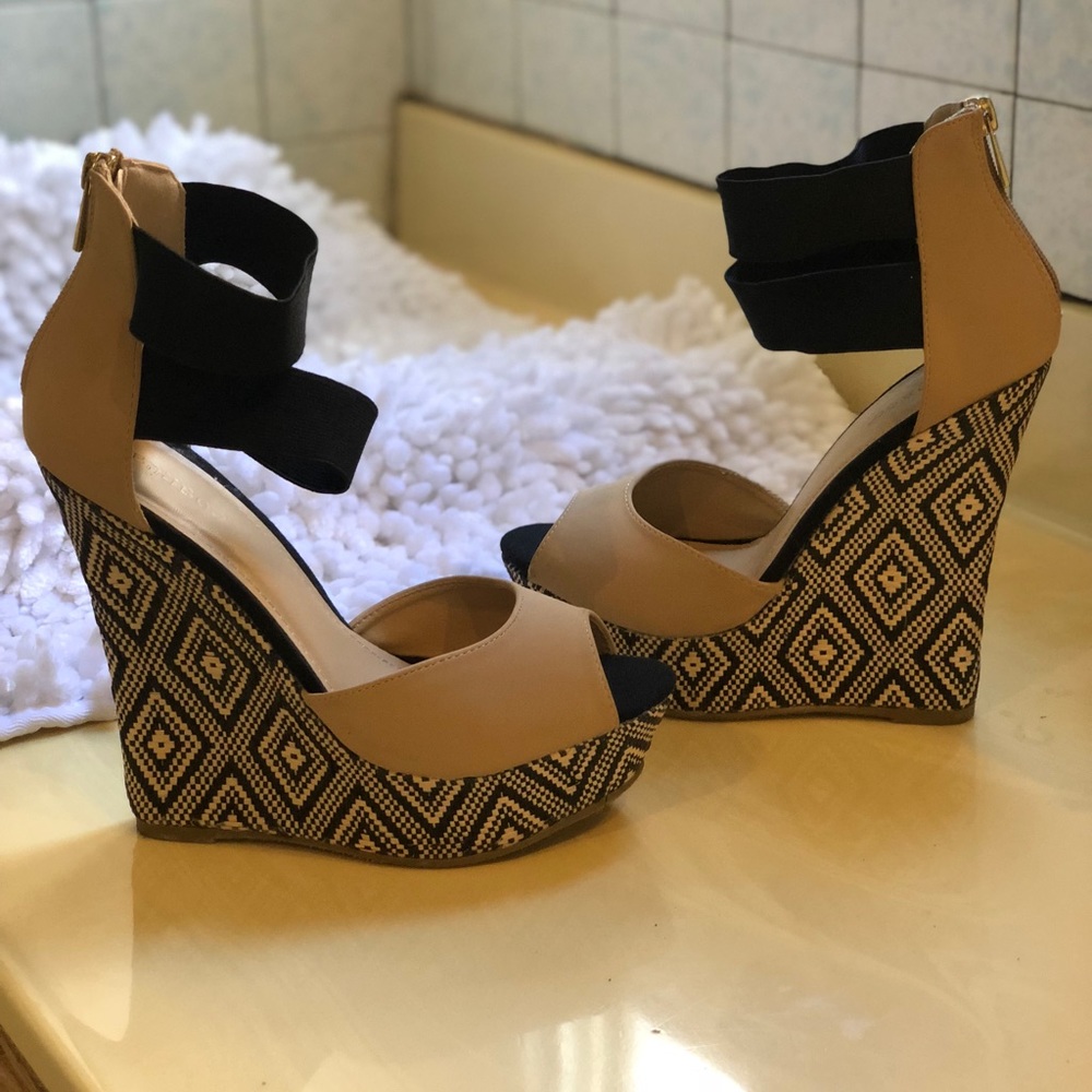 BAMBOO wedges. Size 8